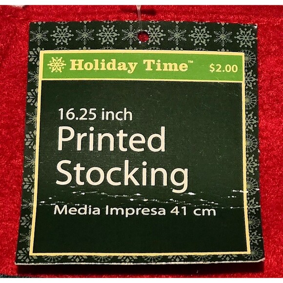 VTG 90s Santas Best Stocking Felt Christmas Santa Claus Frosty Snowman NWT NOS - Picture 2 of 4